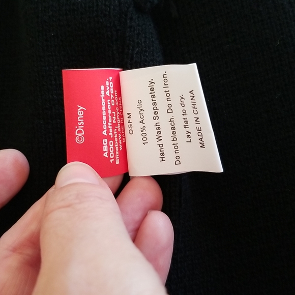 Not Available-Disney Mickey Mouse Stretchy Beanie Black Adult - Picture 6 of 6